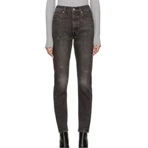 levis altered Jeans Levis Altered 5 Skinny 501 Filmore Blackgrey Faded Wash Size 2630 Poshmark